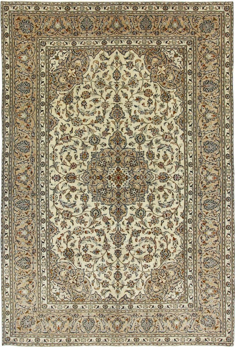 Orientteppich Keshan Patina 197x297 Handgeknüpfter Orientteppich / Perserteppich, Nain Trading, rechteckig, Höhe: 12 mm