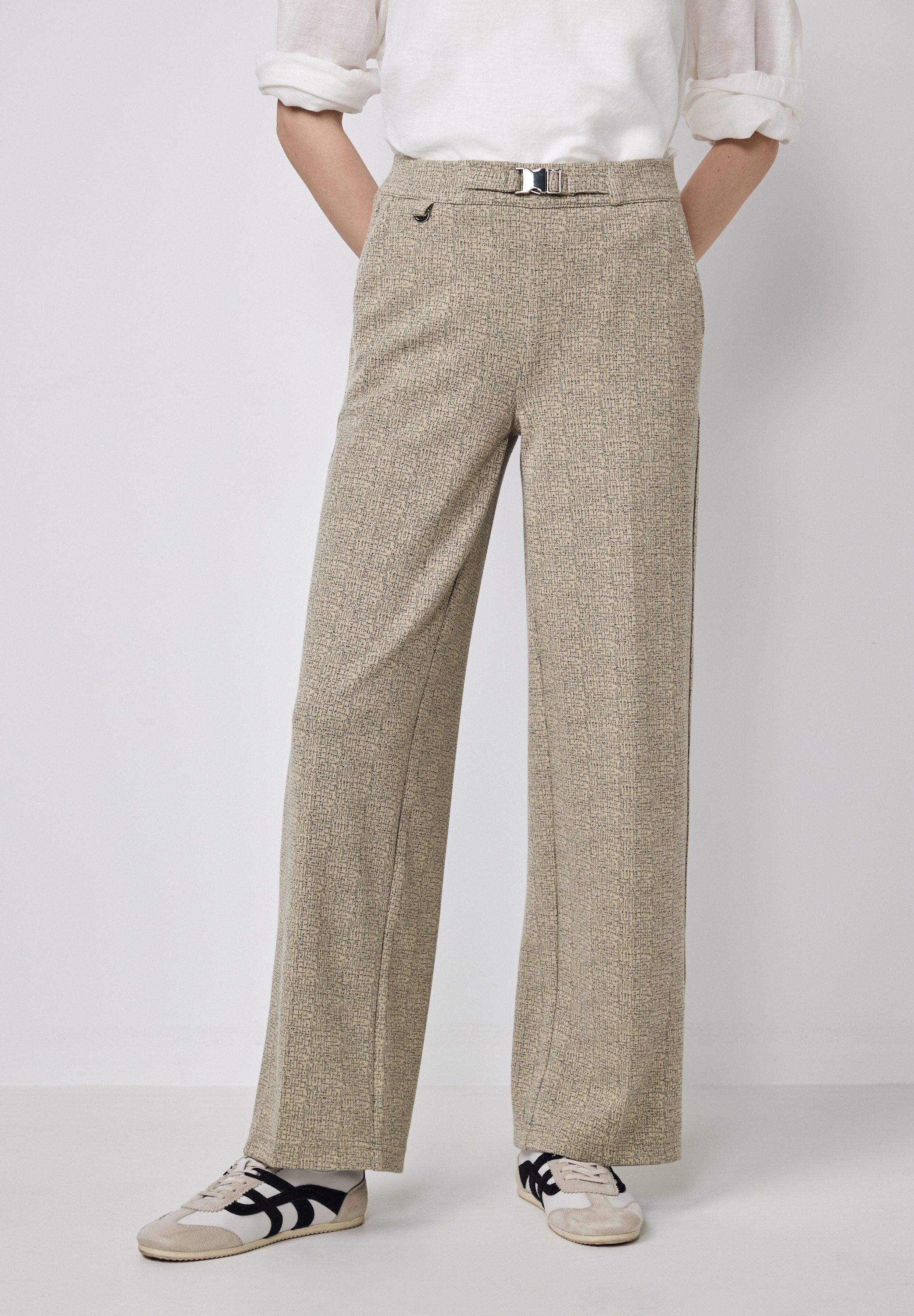 STREET ONE STUDIO Stoffhose High Waist