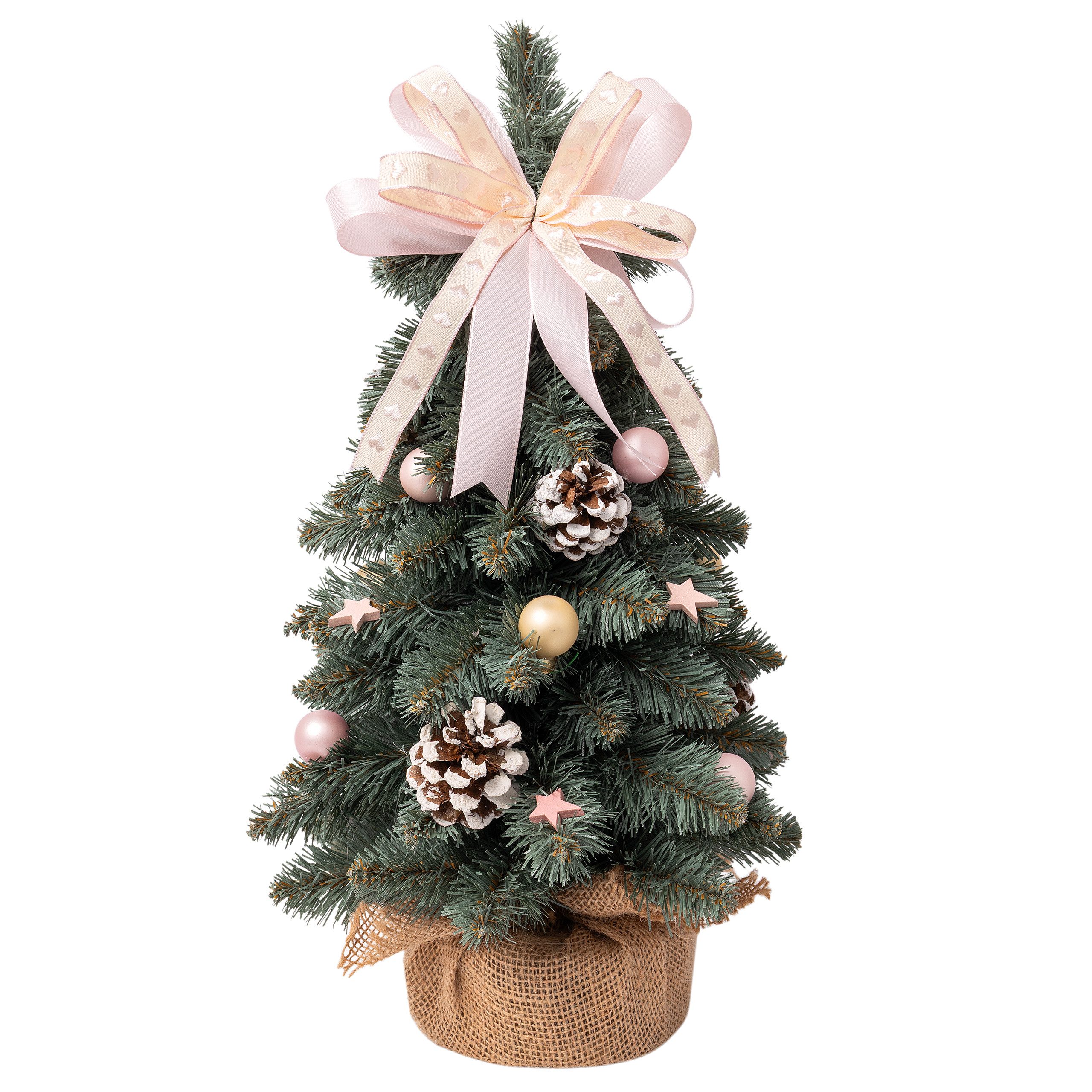 Creative Home Künstlicher Weihnachtsbaum Weihnachtsbaum Geschmückt Höhe 40 cm