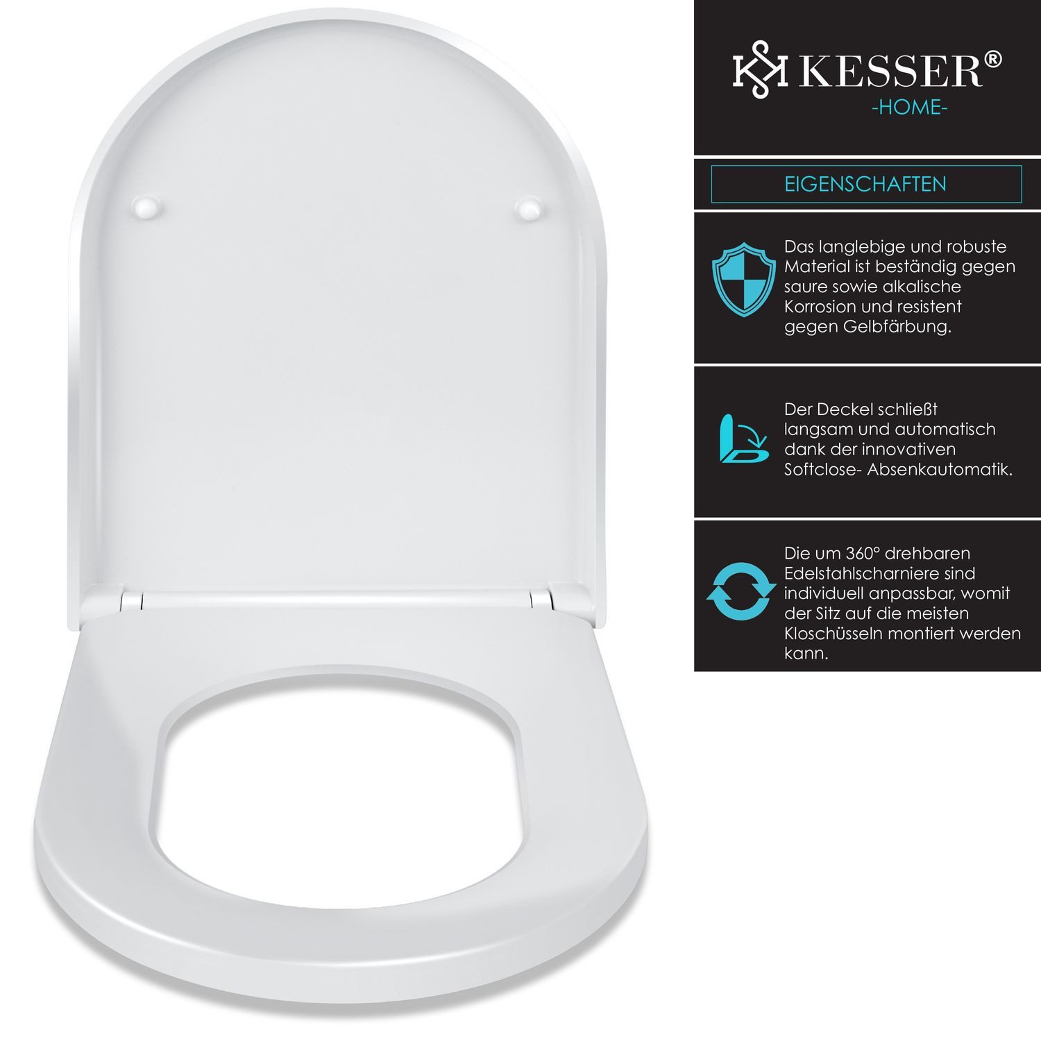 KESSER WC-Sitz, WC Sitz mit Absenkautomatik günstig online kaufen