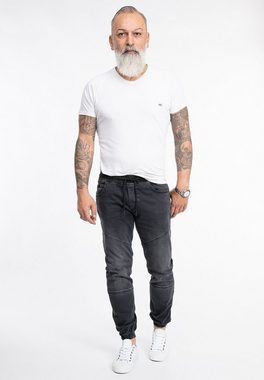 Rock Creek Regular-fit-Jeans Herren Jeans Jogger-Style Dunkelgrau RC-2190