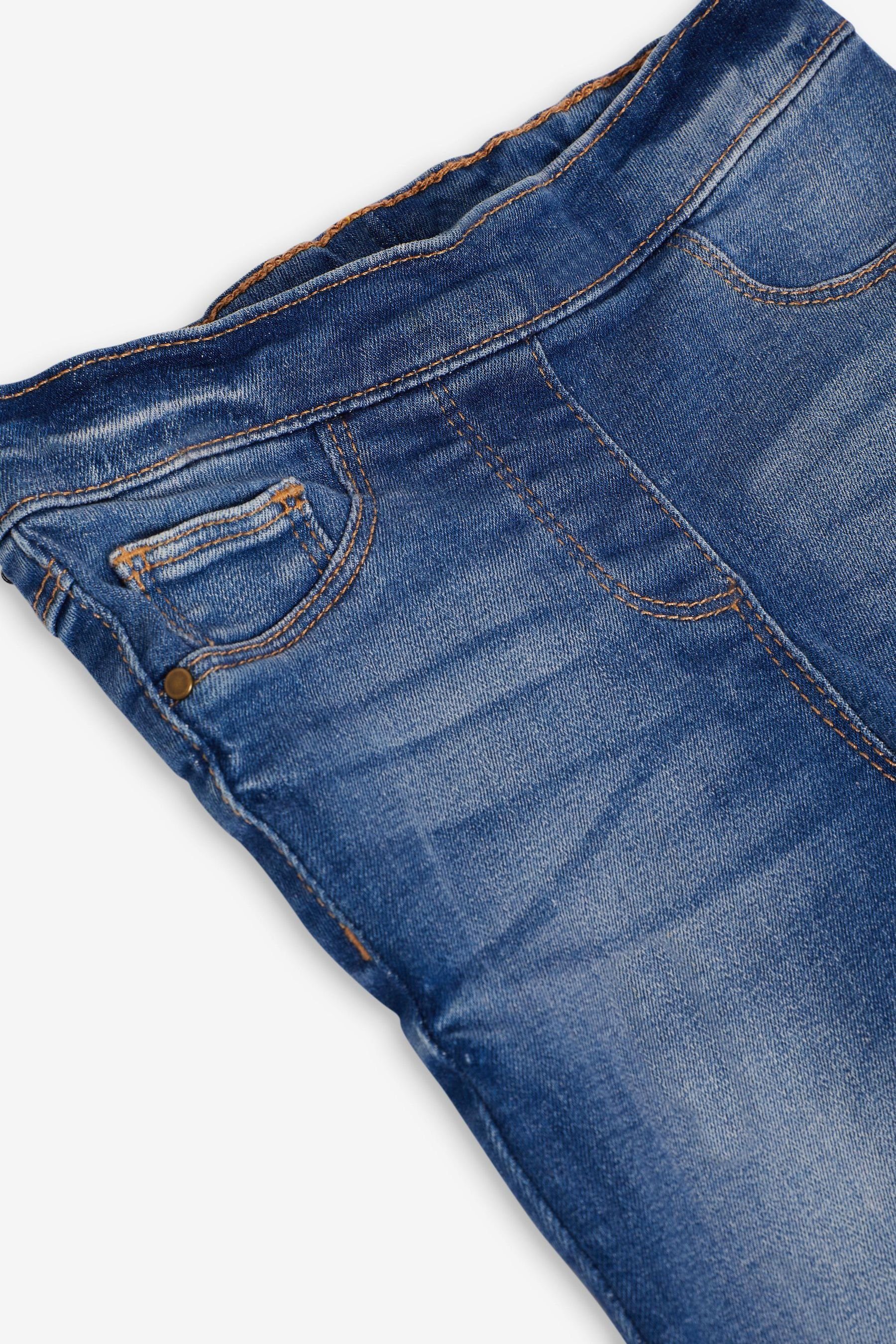(1-tlg) bis Next Denim Jeansleggings (3 Monate 7 Jahre) Mid Blue Einzelpack Jeggings
