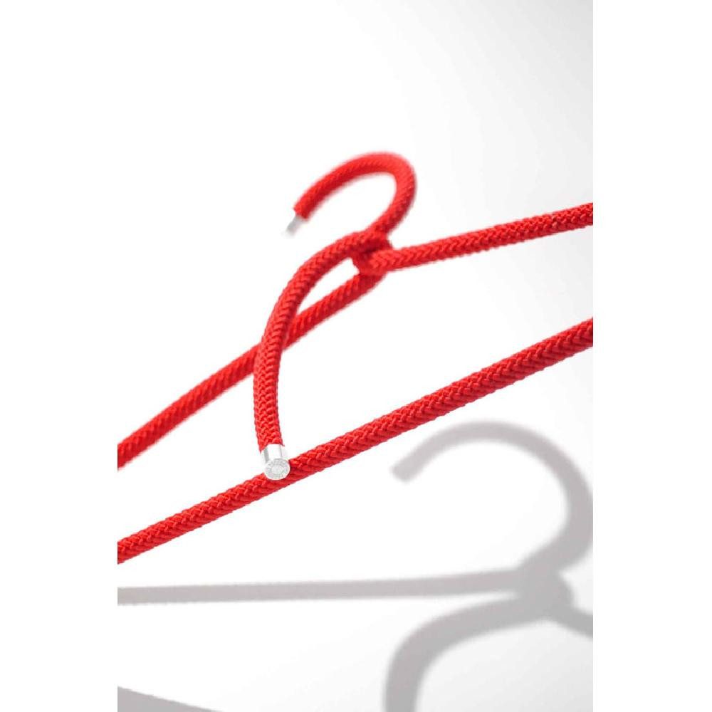 Peppermint Products Garderobenhaken Products Kleiderbügel Rope Hanger Rot (3er-Set)