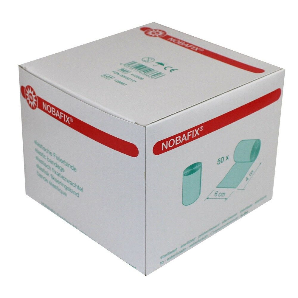 Nobamed Fixierpflaster Nobafix Hospital Fixierbinden, elastisch, 50 Stück