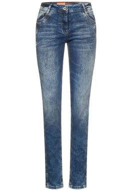 Cecil Loose-fit-Jeans Middle Waist