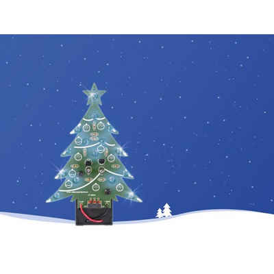Velleman Lernspielzeug Montieren Sie zu Weihnachten unseren neuen blinkenden Weihnachtsbaum!