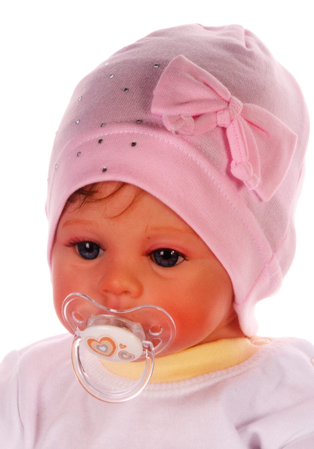 Erstlingsmütze Baby Mütze für Mädchen Übergangsmütze Mützchen