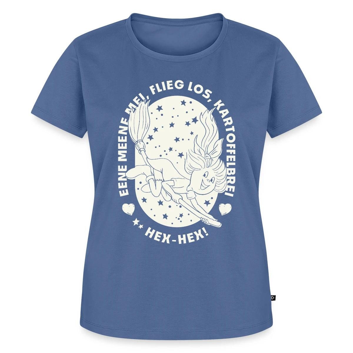 Spreadshirt T-Shirt Bibi Blocksberg Bibi Auf Kartoffelbrei Zauberspruch Frauen Premium T-S (1-tlg)