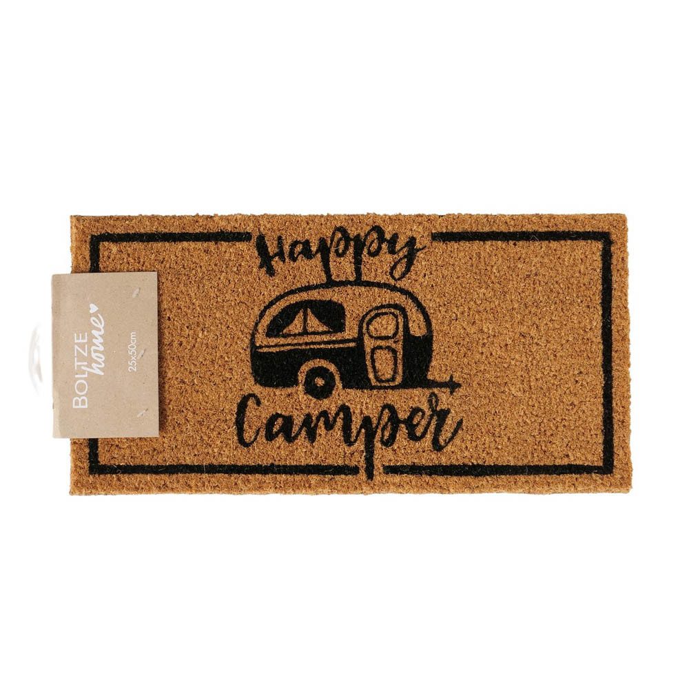 BOLTZE Fußmatte Kleine Fußmatte HAPPY CAMPER günstig online kaufen