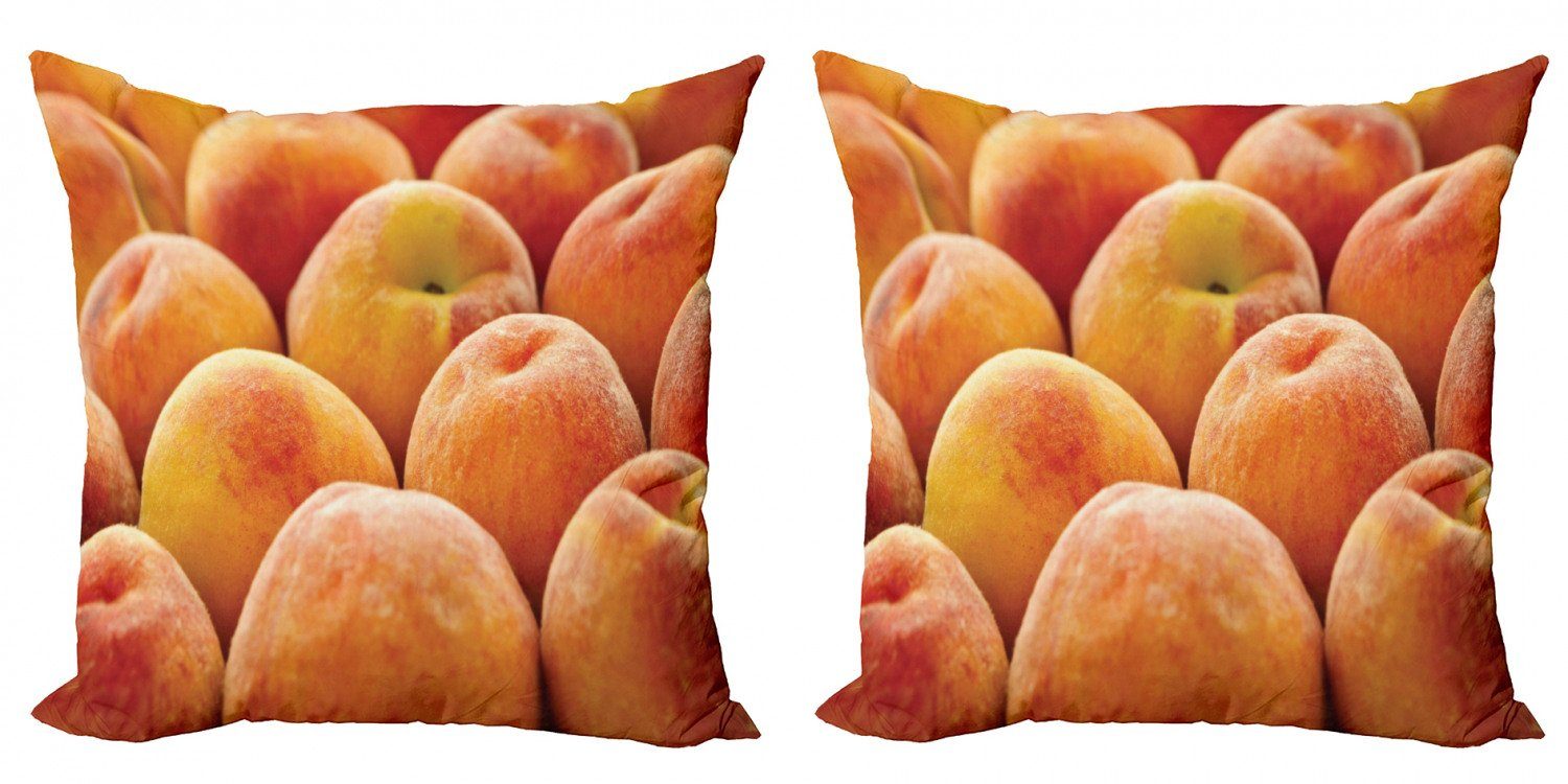 Photo Digitaldruck, Frucht Doppelseitiger Stück), Pfirsich Nahrhafte Modern Abakuhaus Kissenbezüge Accent (2