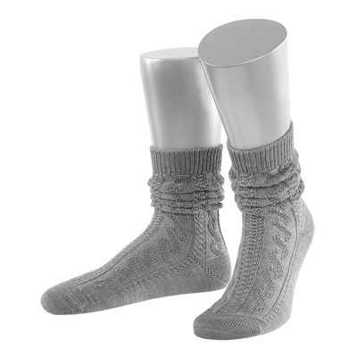 Lusana Trachtensocken L5S Trachtensocken mit Merino-Schurwolle