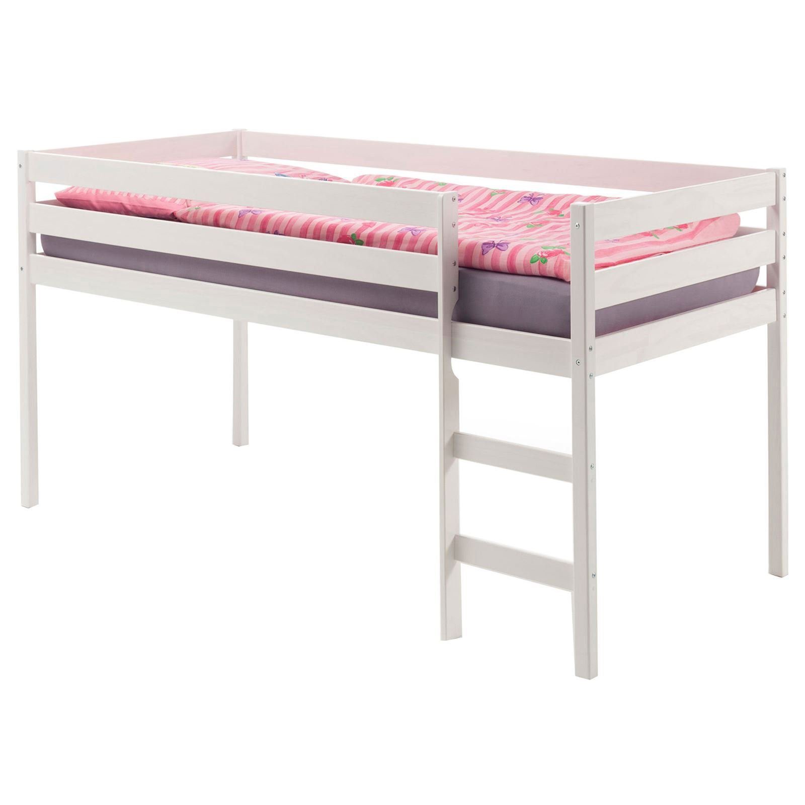 IDIMEX Hochbett ERIK Hochbett Spielbett Kinderbett Bett m. Leiter Kiefer ma günstig online kaufen