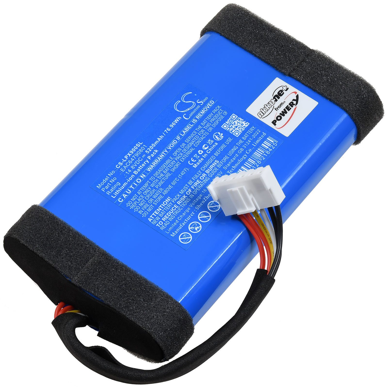 Powery Akku für LG XG9QBK.ABRALLB Akku 5200 mAh (14.8 V)