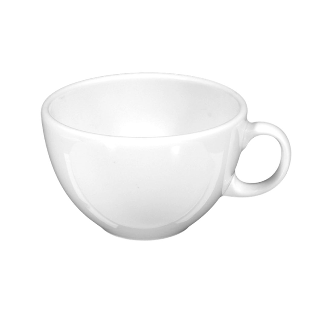 Seltmann Weiden Tasse Meran weiß Obertasse 1164 uni weiß 6 OFS, Porzellan, Salamandergeeignet