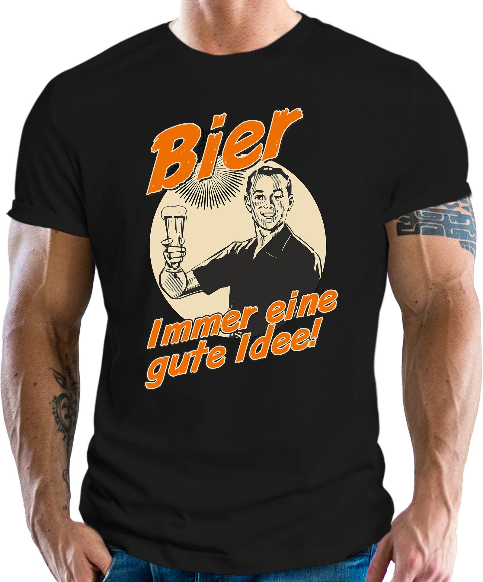 T-Shirt für den Bier-Liebhaber: Bier, immer eine gute Idee
