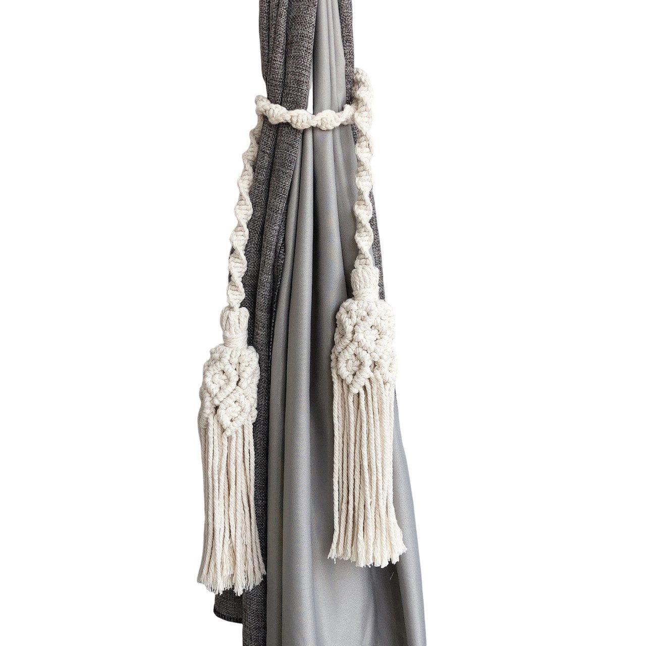 Coonoor Raffhalter Gardinen, (1-tlg), mit Quaste, Gardinen, für Wohnzimmer günstig online kaufen