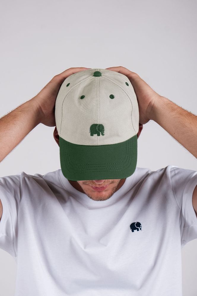 Trendsplant Snapback Cap Logo Dad Cap Bottle Ecru