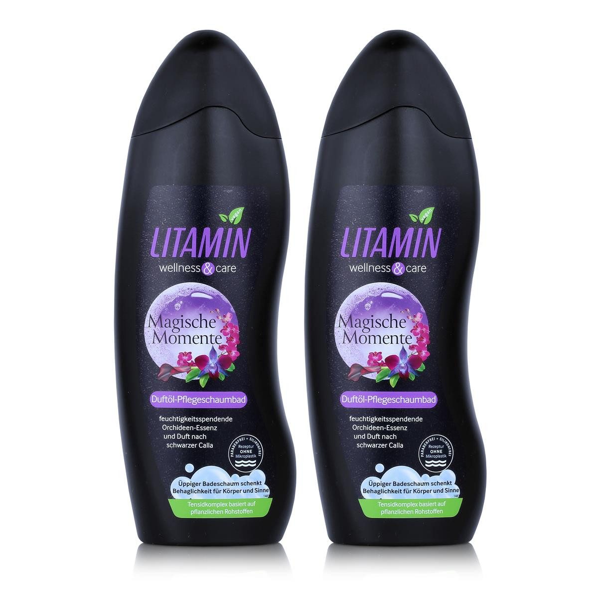 LITAMIN Badeschaum LITAMIN Duftöl-Pflegeschaumbad Magische Momente 750ml Wellnes & Care (