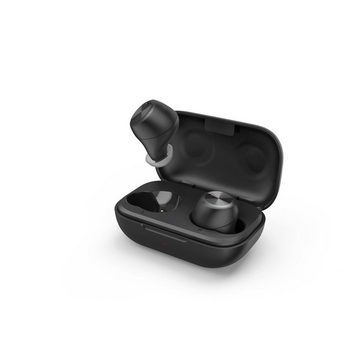 Thomson Bluetooth Kopfhörer True Wireless, kabellos, spritzwassergeschützt Bluetooth-Kopfhörer (Sprachsteuerung, True Wireless, Google Assistant, Siri, A2DP Bluetooth, AVRCP Bluetooth, HFP, HSP, SPP, Sprachassistenten, integriertes Mikrofon und Telefonfunkion, In Ear)