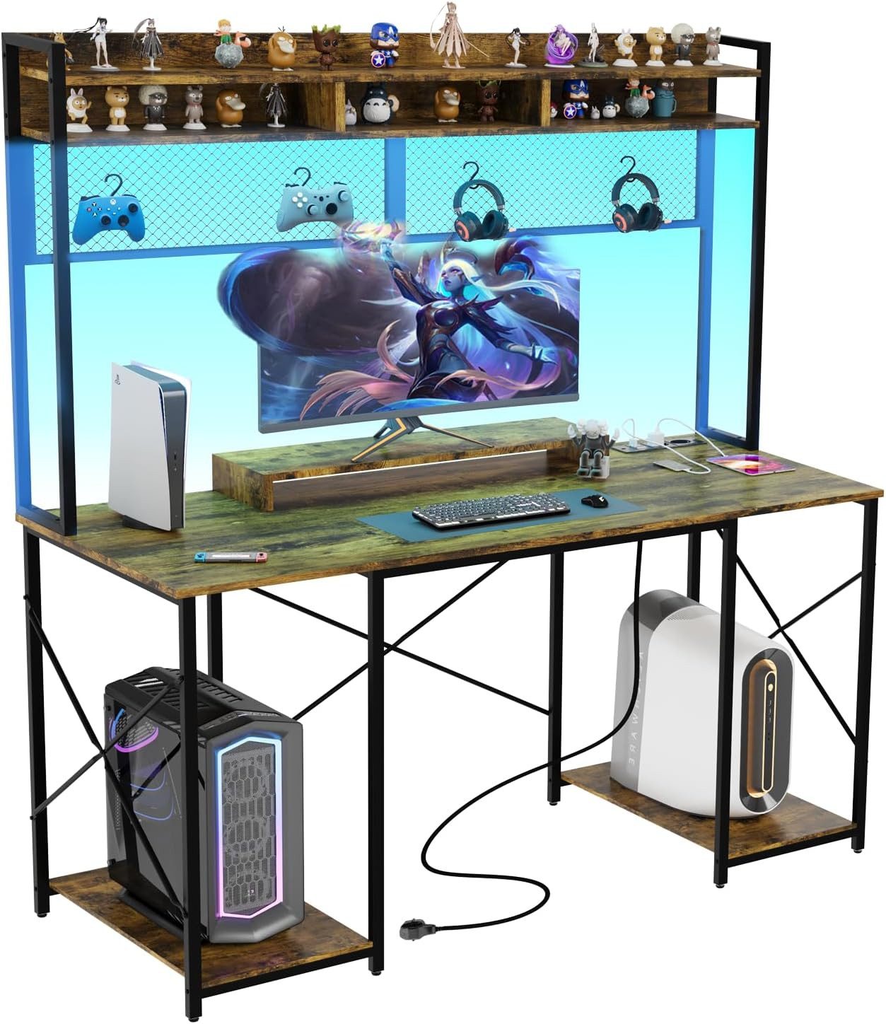 HOMALL Eckschreibtisch Schreibtisch Computertisch L-förm Eckschreibtisch günstig online kaufen