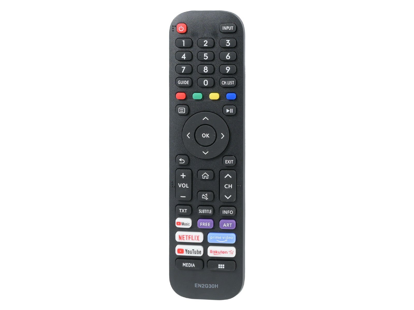 azurano Ersatz für HISENSE EN2G30H T269780 HT269780 VIDAA SUB EN2A30 Universal-Smart-TV-Fernbedienung