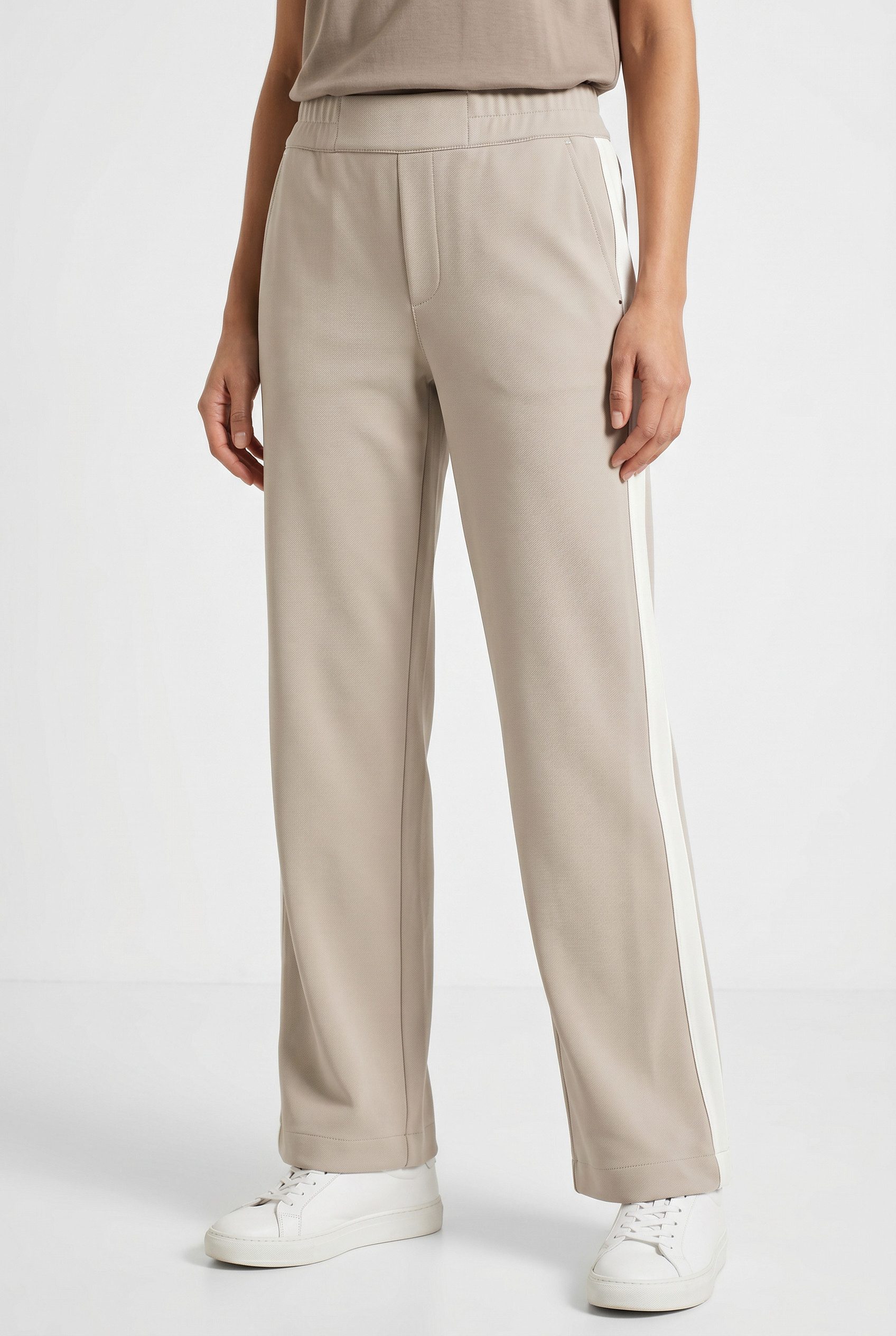 STREET ONE Stoffhose mit Gallonstreifen