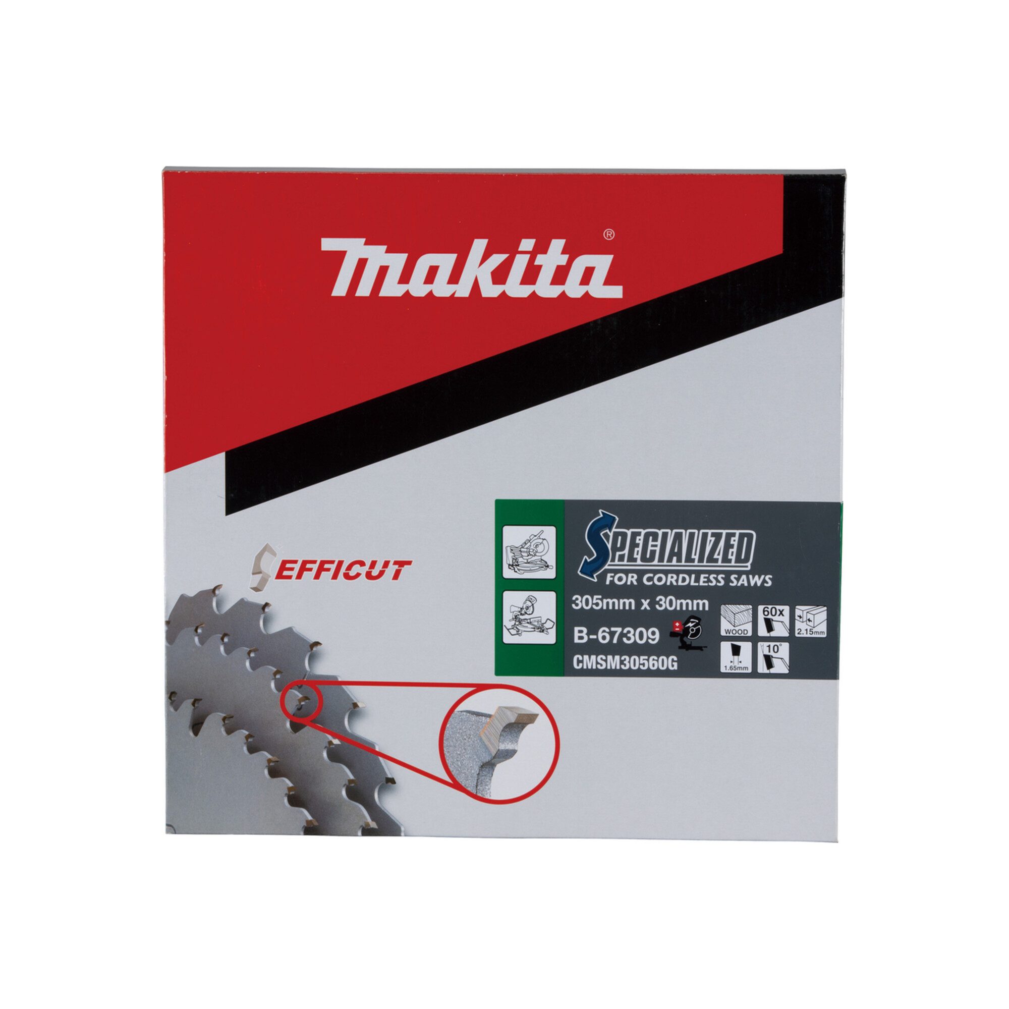 Makita Kreissägeblatt Makita EFFICUT Sägeblatt 305x30x60Z