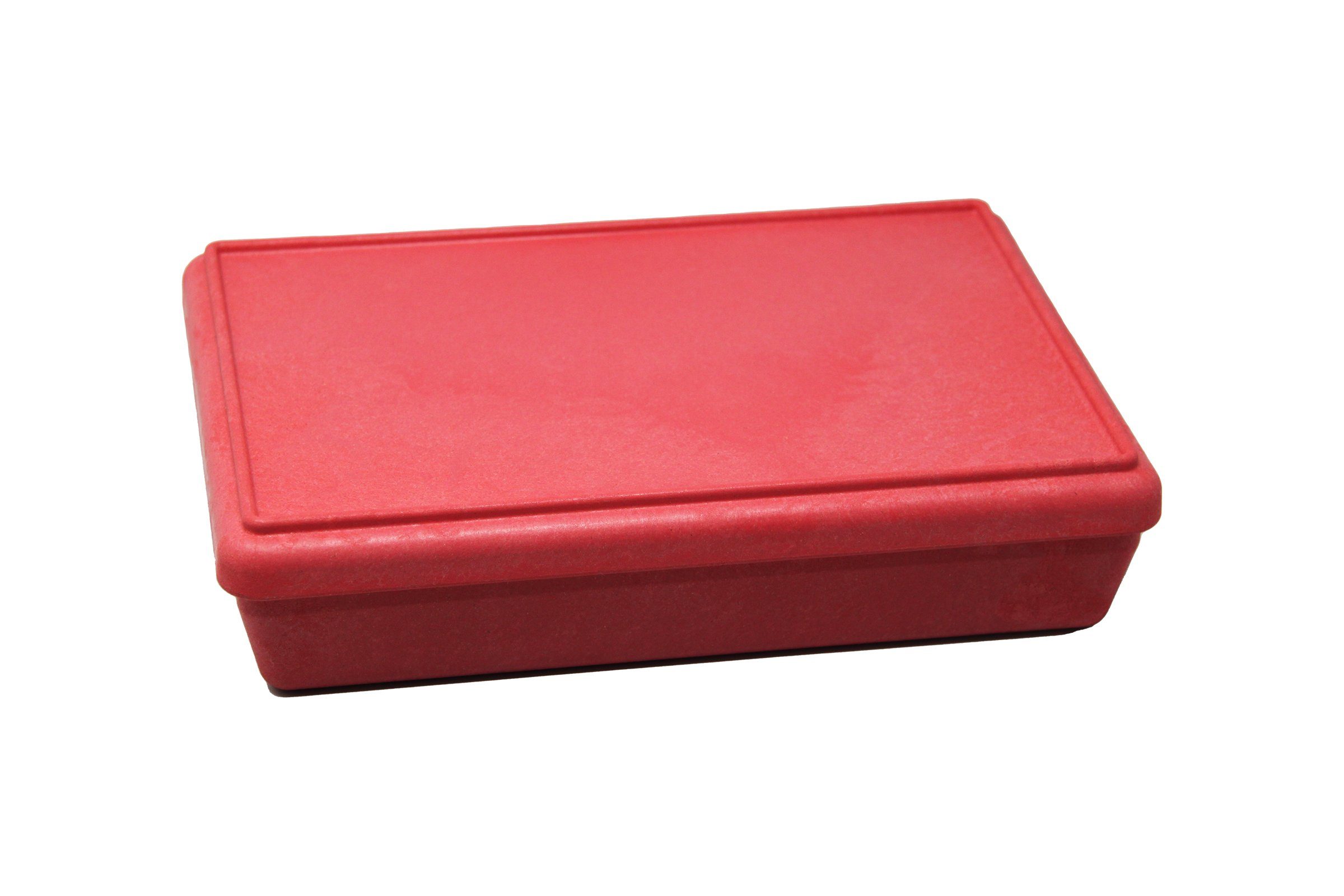 Wissner® aktiv lernen Lernspielzeug RE-Wood® Box Aufbewahren stapelbar Farben, mit versch. Deckel in rot