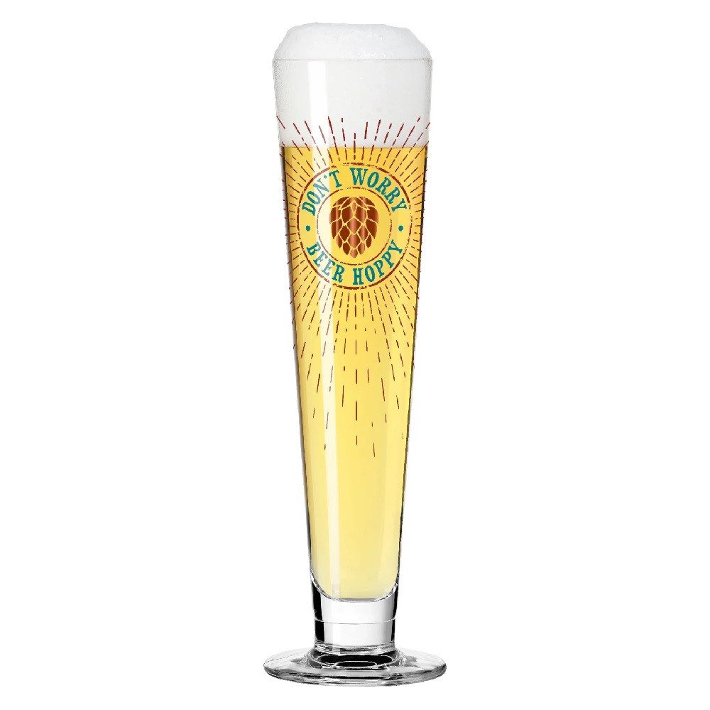 Bierglas Ritzenhoff Heldenfest Bier #12 R. Buss H22