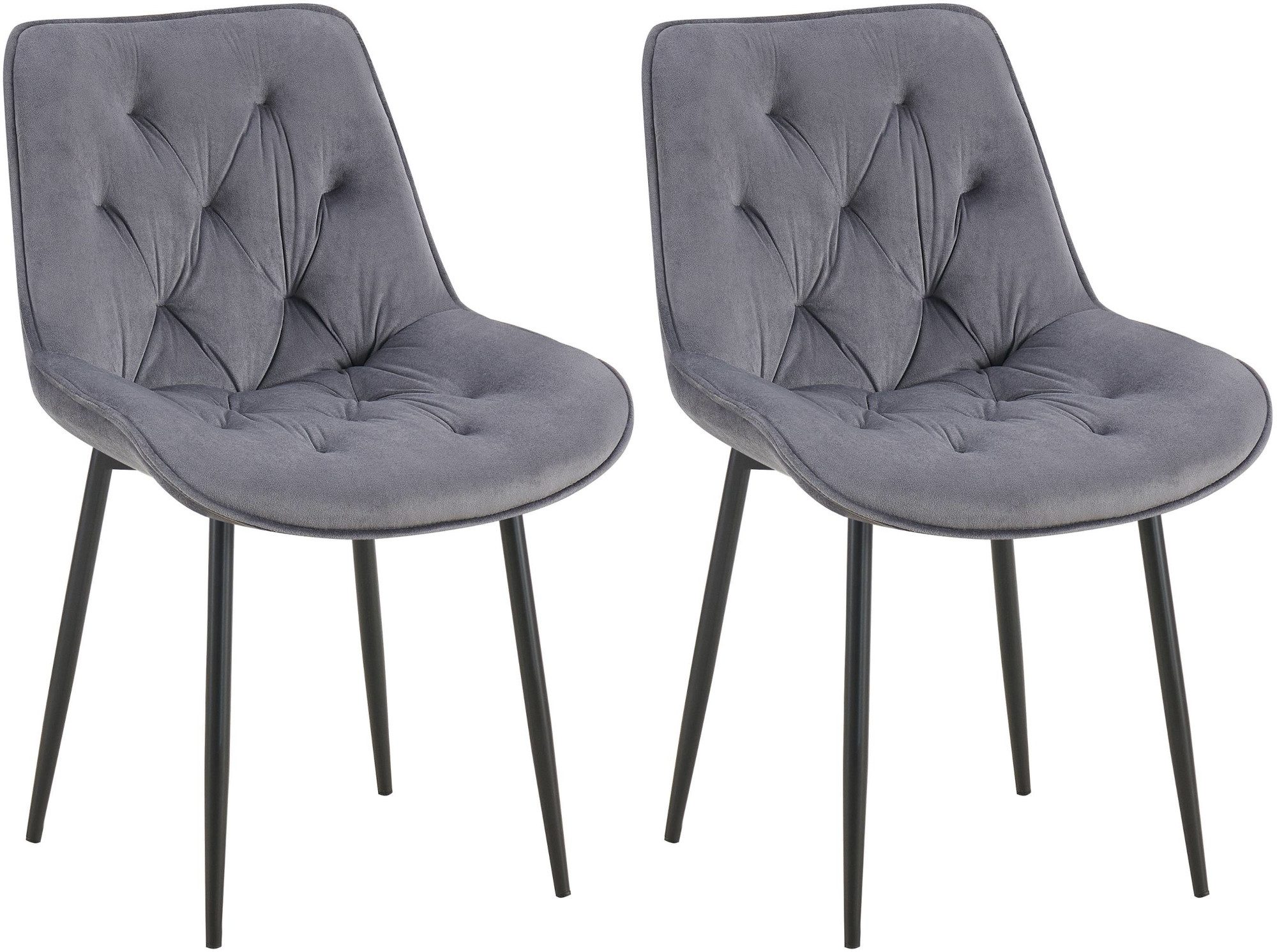 CLP Esszimmerstuhl Wallace (2er Set), gesteppter günstig online kaufen