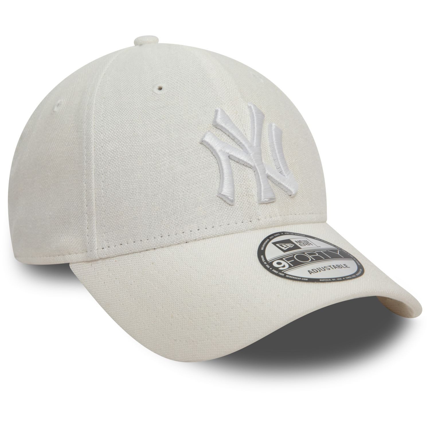 New Era Baseball Cap 9Forty Strapback LEINEN New York Yankees