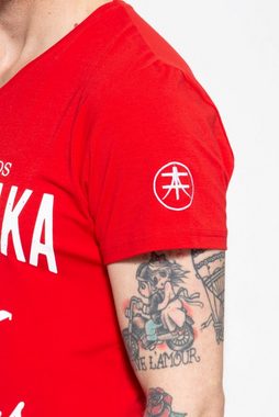 Akito Tanaka T-Shirt Gladiator Fighters mit coolem Kontrast-Print