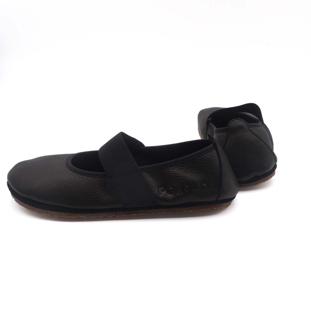 POLOLO Barfuß Ballerina Kaya, Damen Barfußschuh aus natürlich gegerbtem Leder – Bild 4 von 5