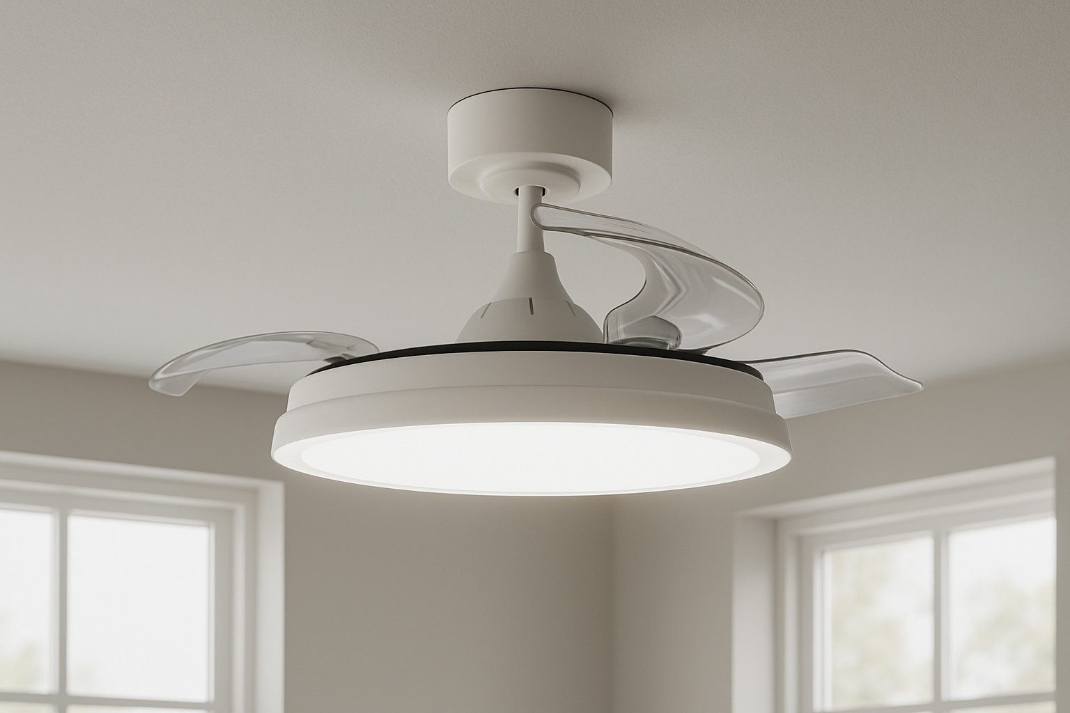 MeLiTec LED Deckenleuchte Deckenleuchte mit Ventilator, RGB Laufband, DV07, günstig online kaufen