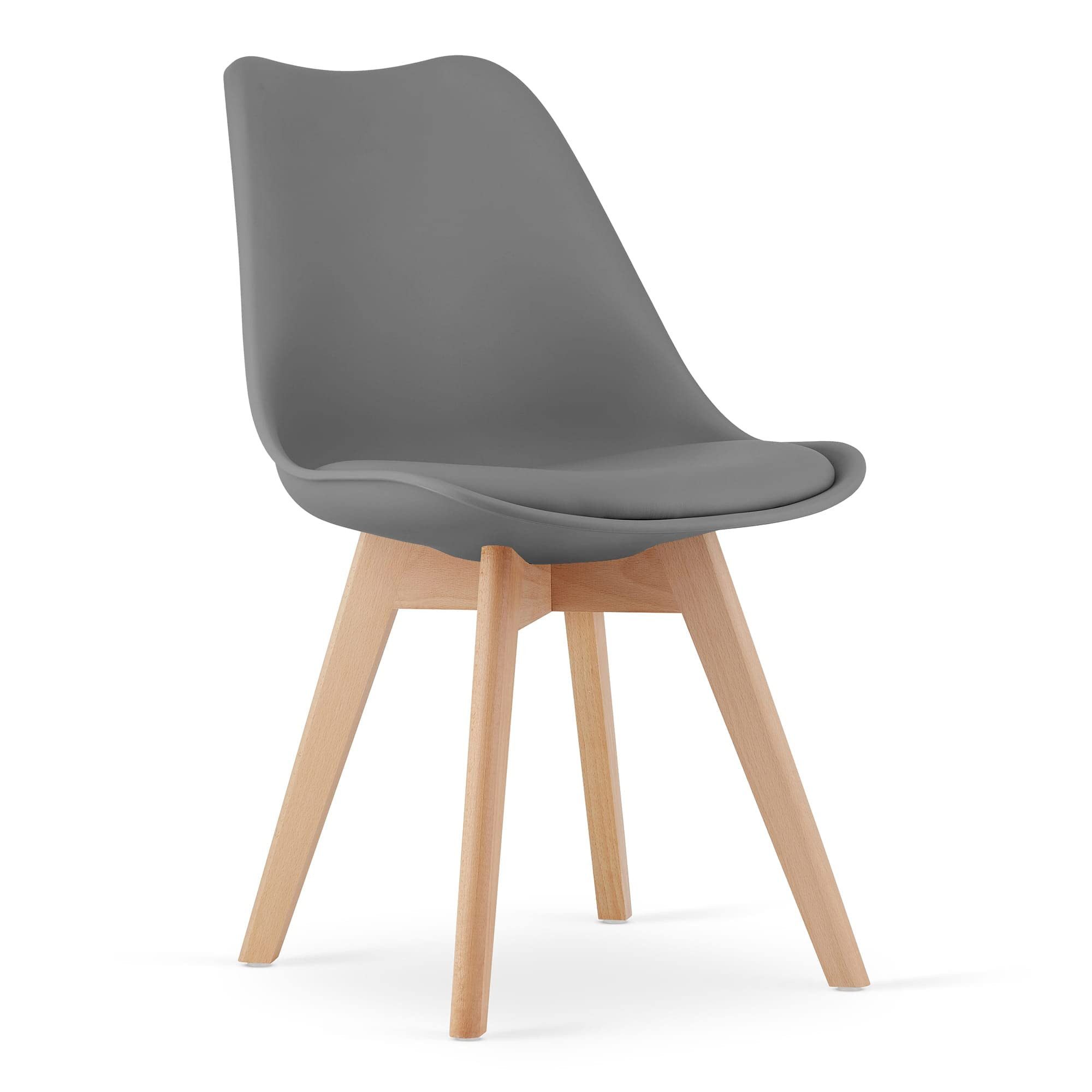 Best for Home Bürostuhl Best For Home – Moderner Esszimmerstuhl mit Holzbeinen und Ledersitz
