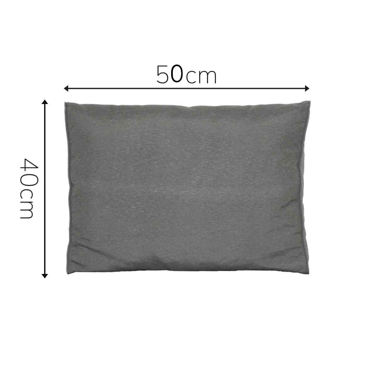 Madison Polsterauflage Outdoor Rückenkissen 50x40 cm grau von Madison