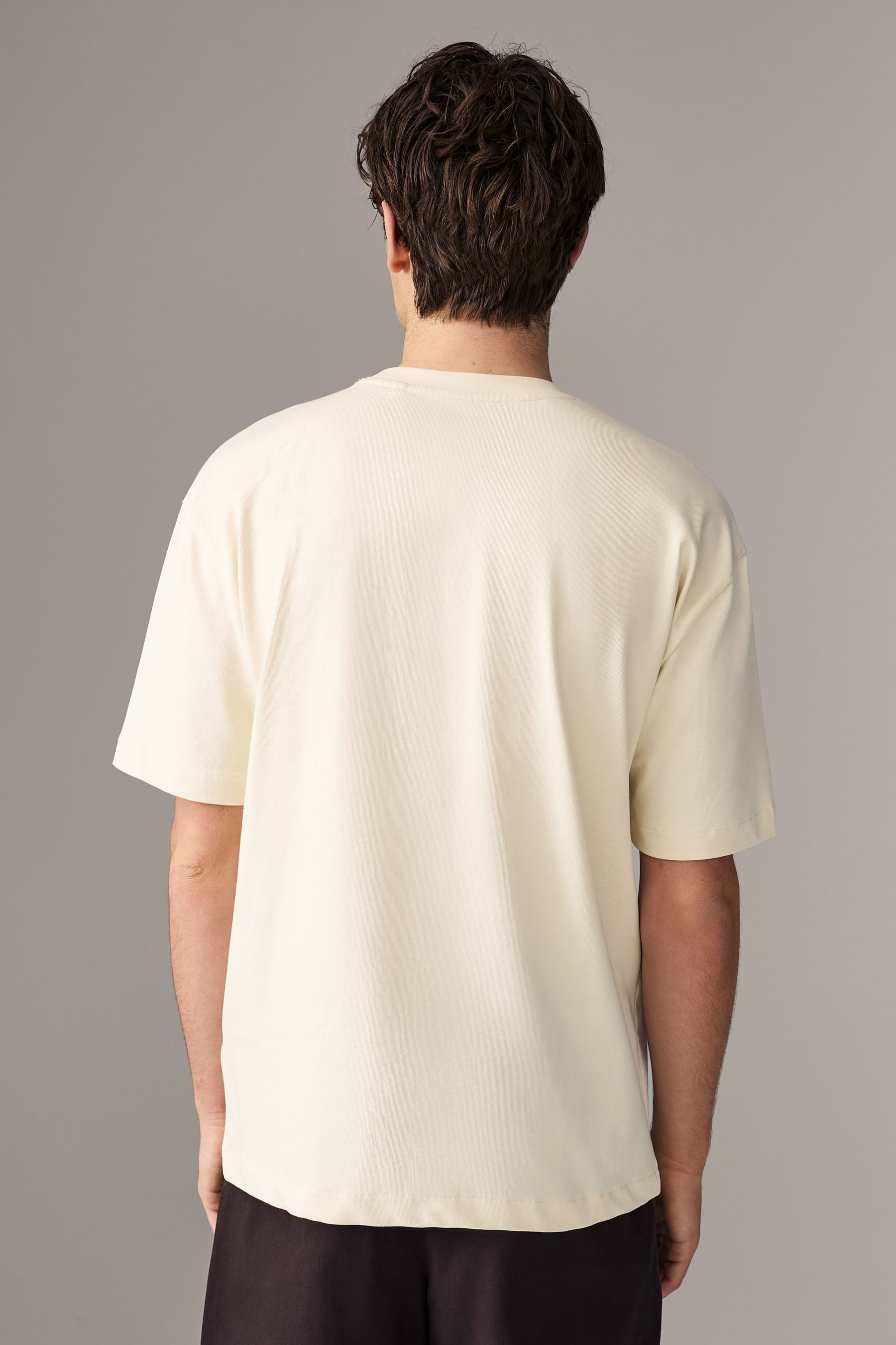 Next T-Shirt Picasso schweres Rundhals-T-Shirt aus günstig online kaufen