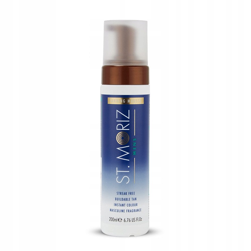 St. Moriz Selbstbräunungsmousse St. Moriz Men's Fast Tanning Mousse 200 ml für Männer, 1-tlg., Bräunungsintensität nach 1 bis 3 Stunden aufbaubar