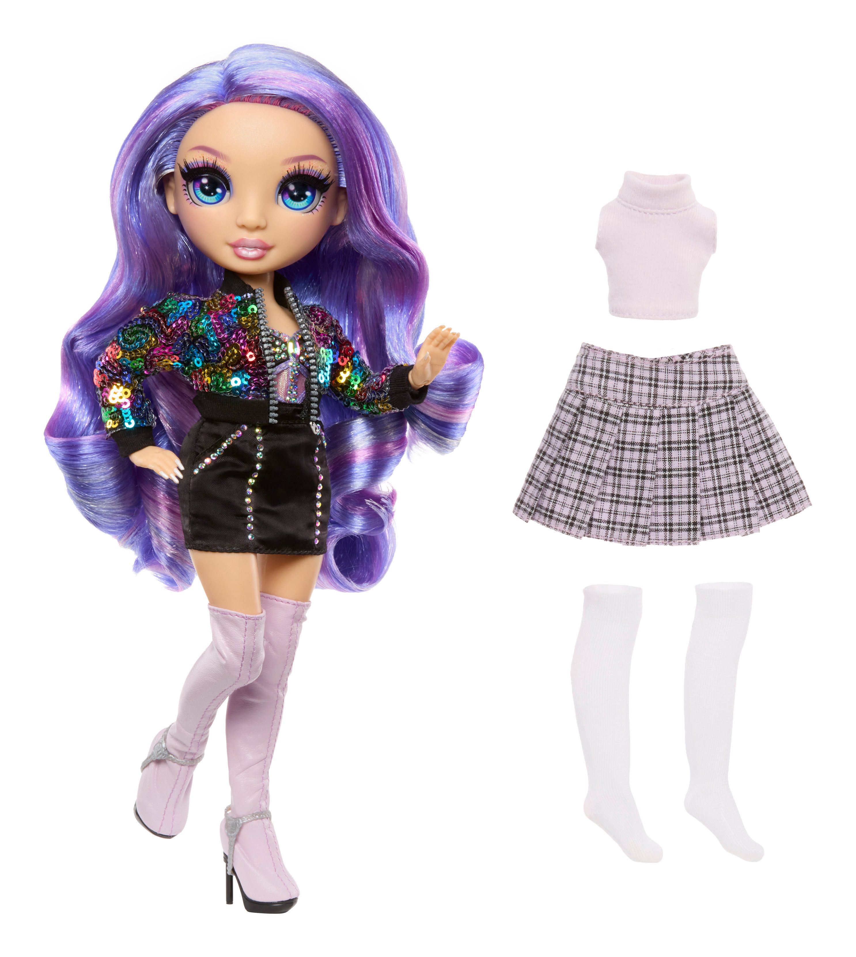 Rainbow High Anziehpuppe Rainbow High Style Icons Doll - Violet
