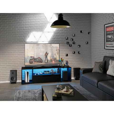 Gami Media-Board HACK, TV-Möbel speziell für Gamer entwickelt