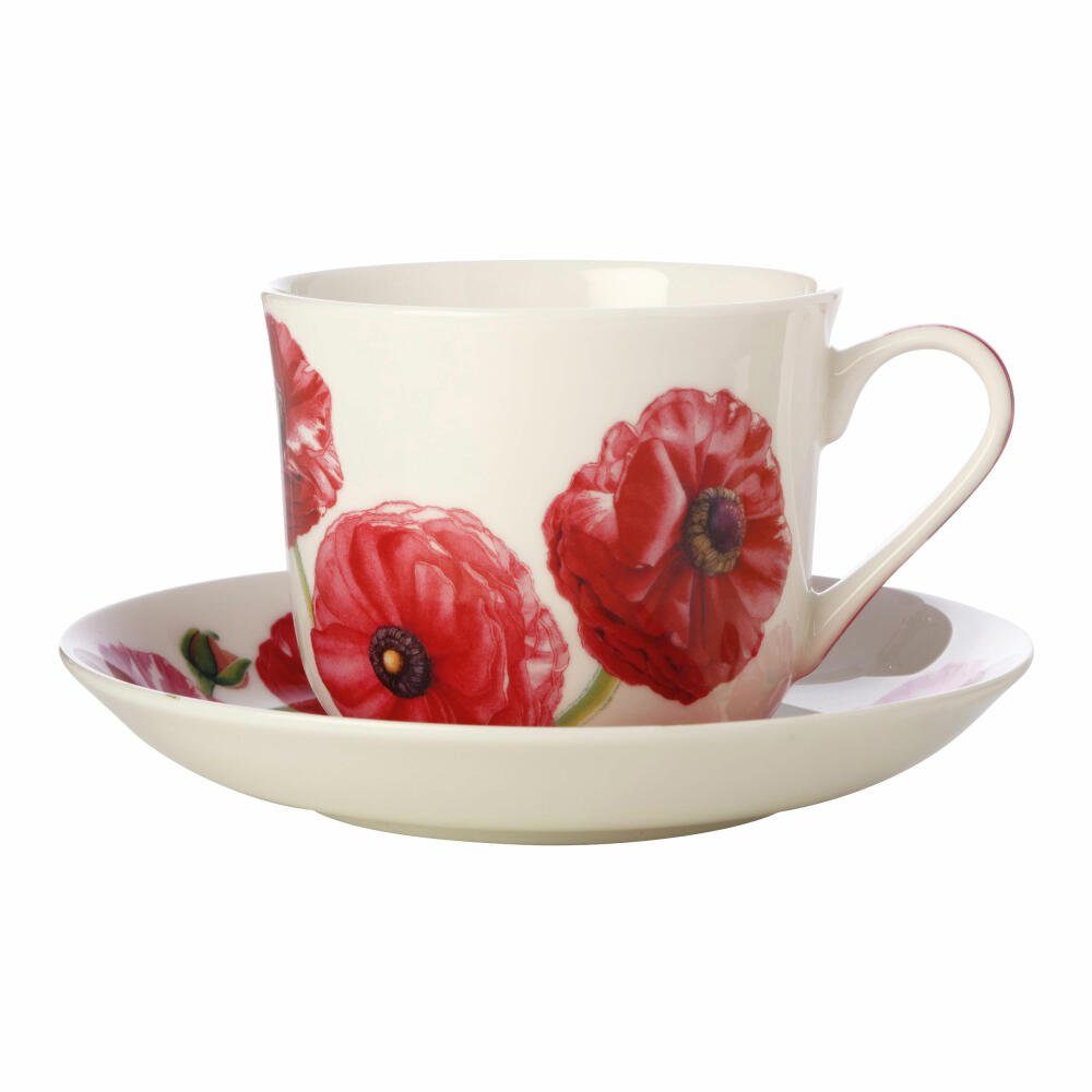 Maxwell & Williams Tasse Katherine Castle Floriade, Ranunkel, 480 ml, Bone China