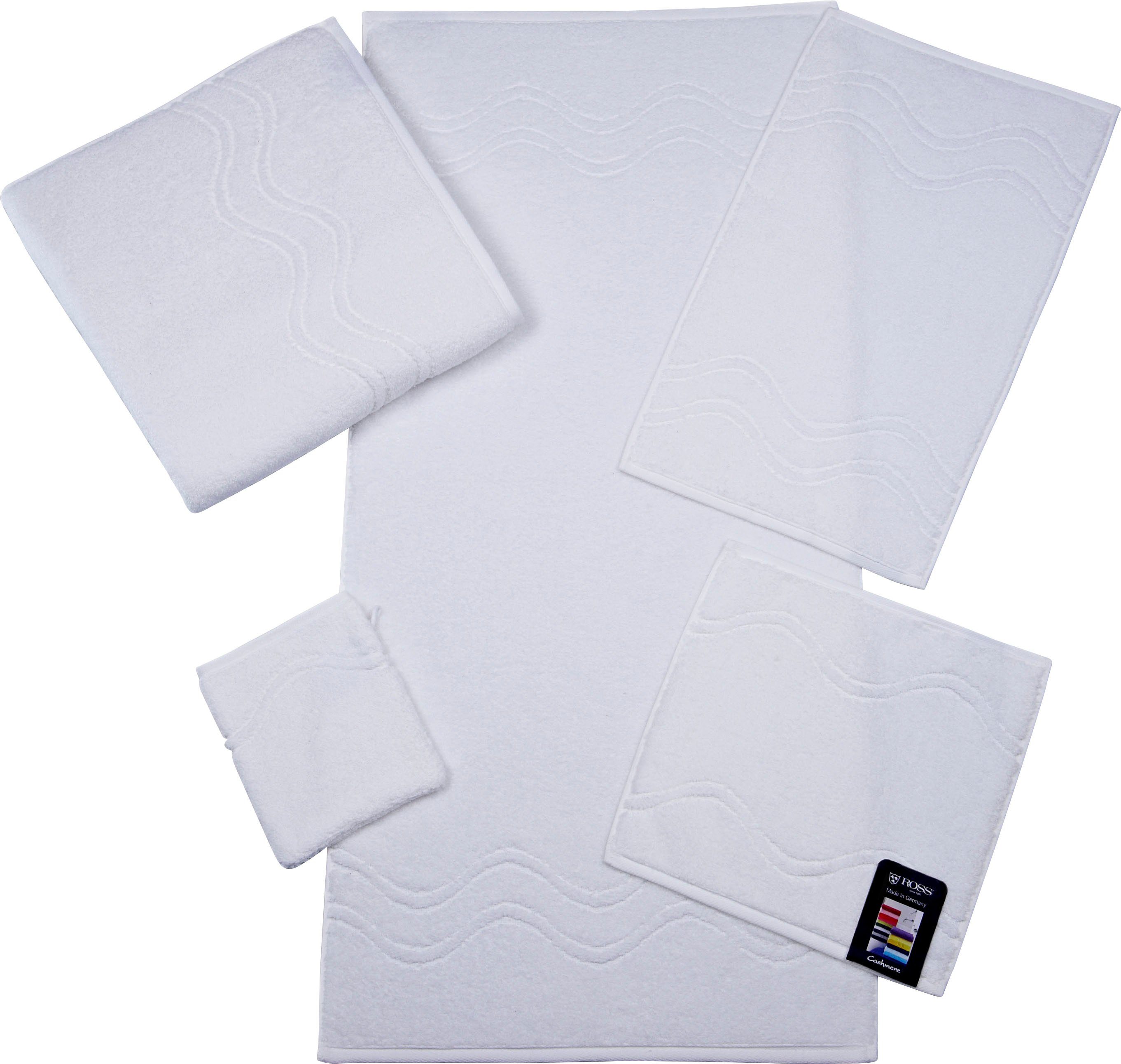 ROSS Gästehandtuch Cashmere feeling, Frottier (6-St), günstig online kaufen