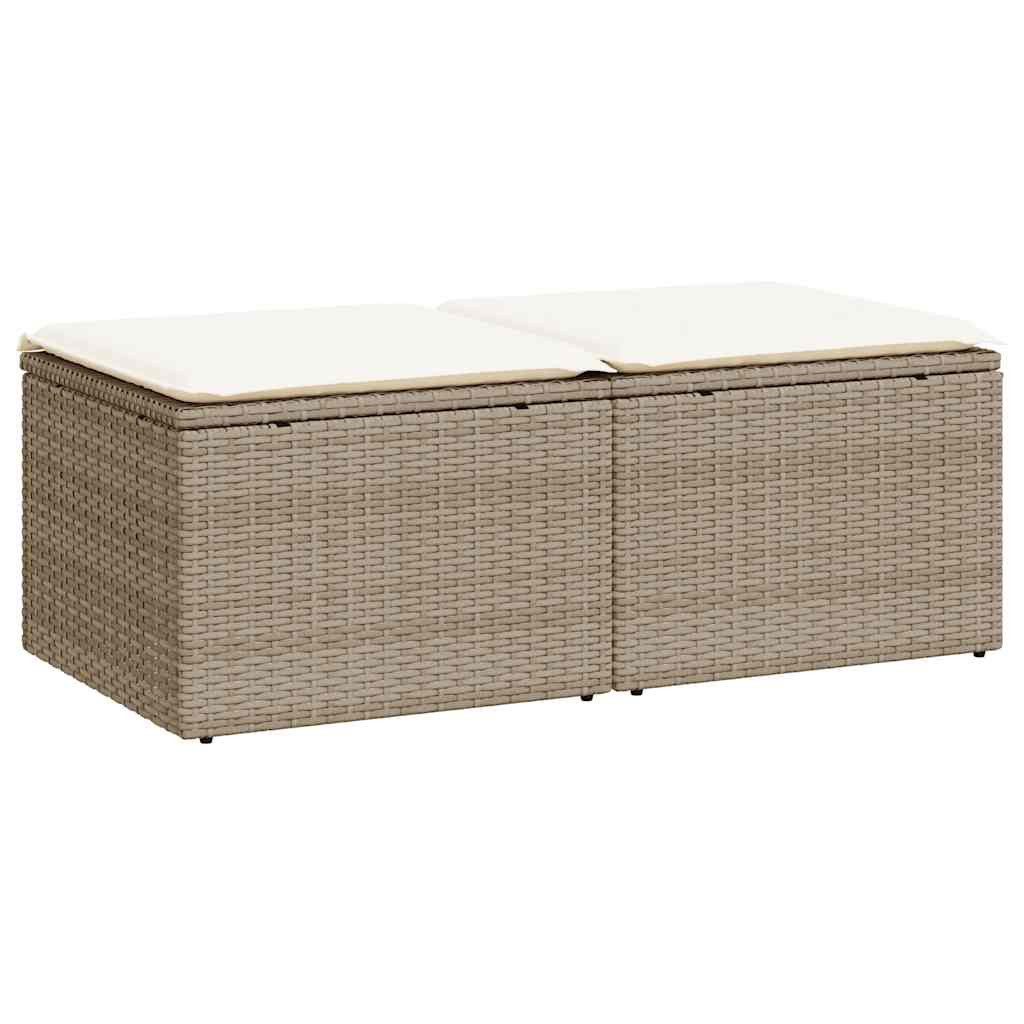vidaXL Gartenlounge-Set 2-tlg. Garten-Sofagarnitur mit Kissen günstig online kaufen