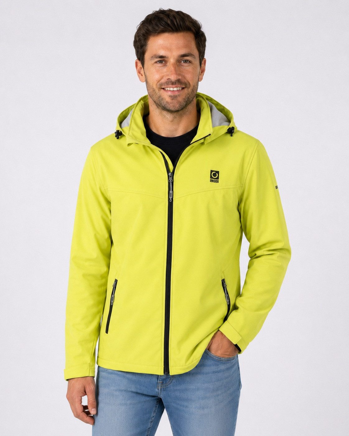 LPO Windbreaker Melwyn Active abnehmbare, verstellbare Kapuze