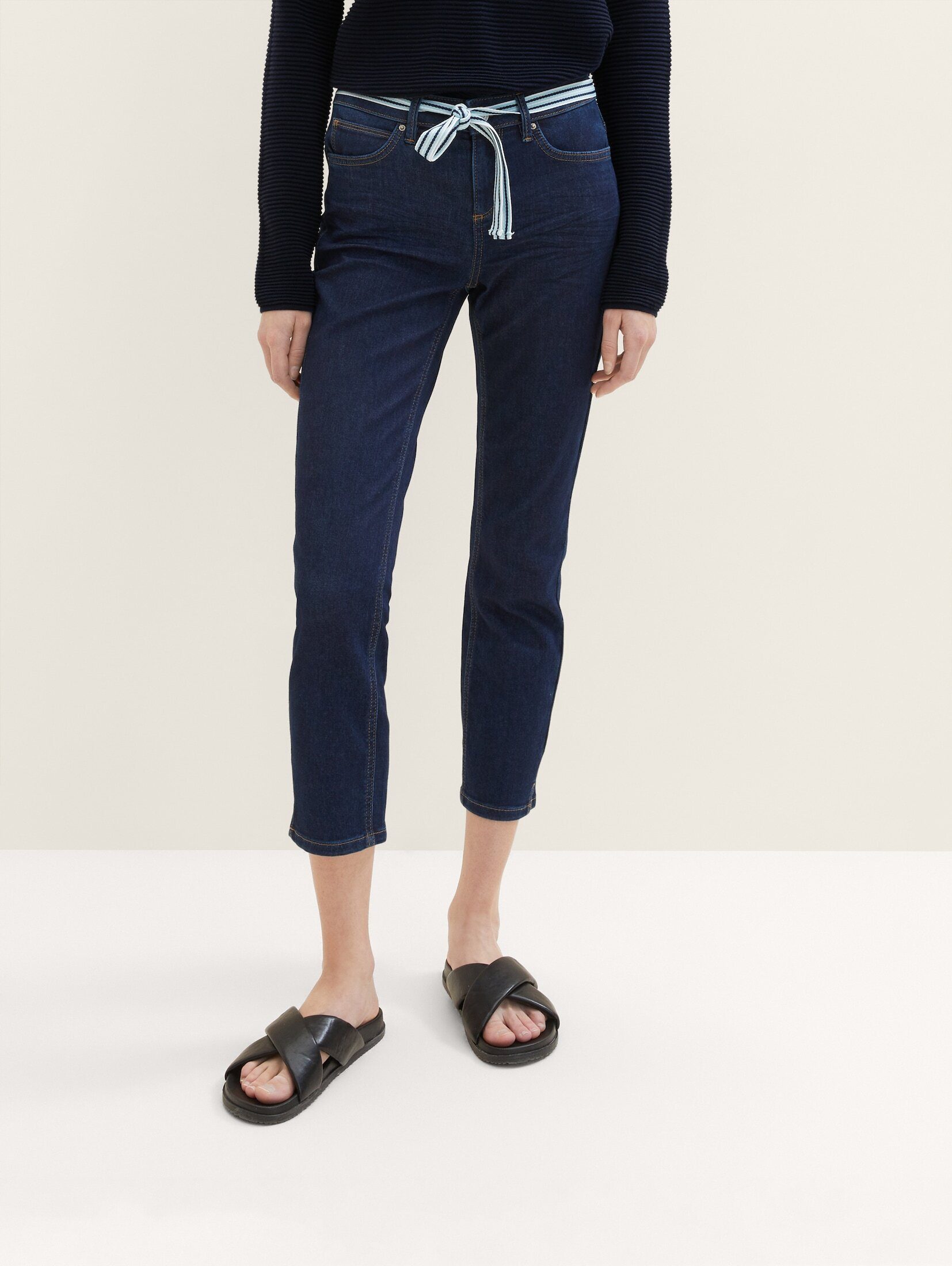 TOM TAILOR Skinny-fit-Jeans Alexa Slim Jeans Clean Rinsed Blue Denim