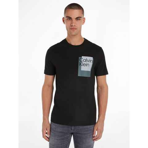 Calvin Klein T-Shirt OVERLAY BOX LOGO T-SHIRT