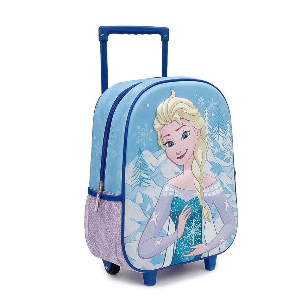 Disney Frozen Rucksack Kinder Trolley 3D Motiv Reiserucksack Schule Kita (1-tlg)