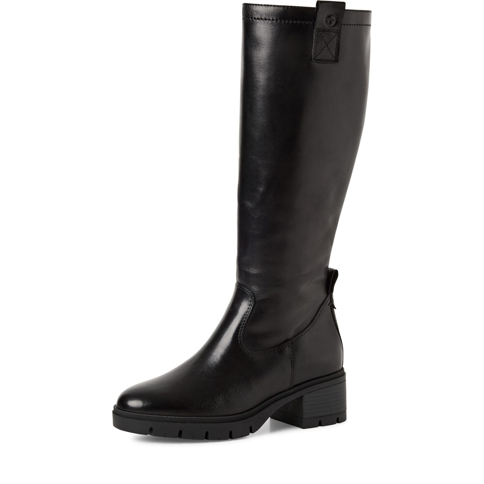 Tamaris Stiefel, Blockabsatz, Langschaftstiefel mit Touch günstig online kaufen