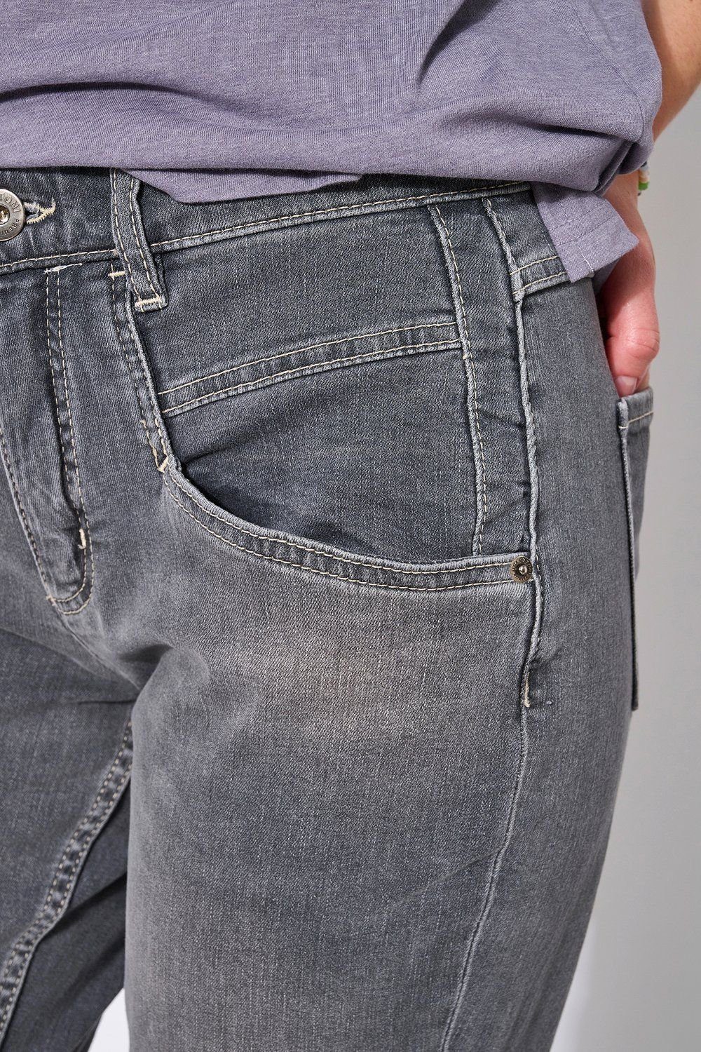 used 5-Pocket-Jeans grey TONI HAPPY