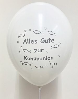 Luftballonwelt Luftballon Dekoration Ballons Kommunion - 30 cm, 25 St. Latex, Naturlatex, Latexballons